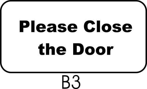 Please Close the Door