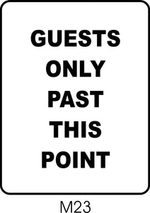 Guest Only Past This Point