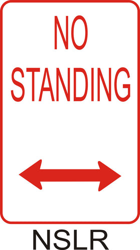 No Standing - Left/Right
