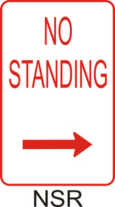 No Standing - Right