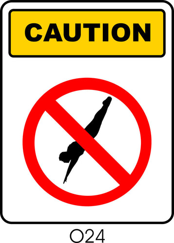 Caution - No Diving