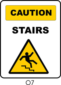 Caution - Stairs