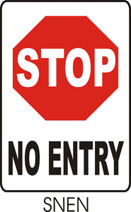 Stop - No Entry