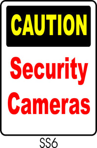 Caution - Security Cameras