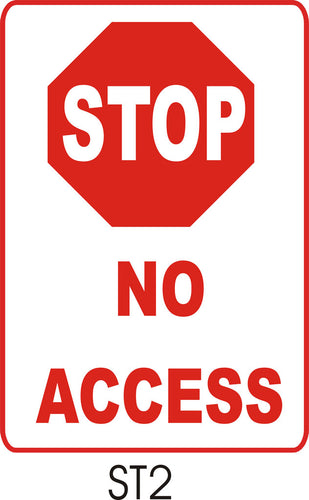 Stop - No Access