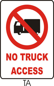 No Truck Access