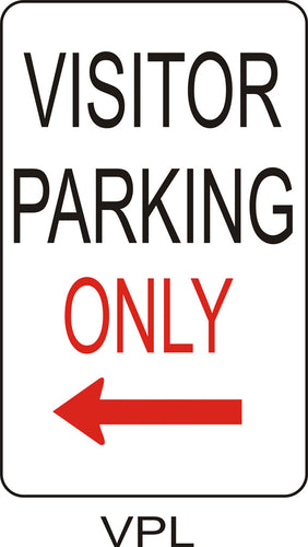Visitor Parking Only - Left